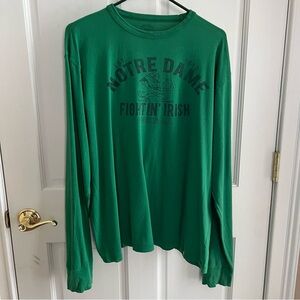 Mens Super Soft ‘47 BRAND 100% Cotton Notre Dame Football Long Sleeve Tee XL